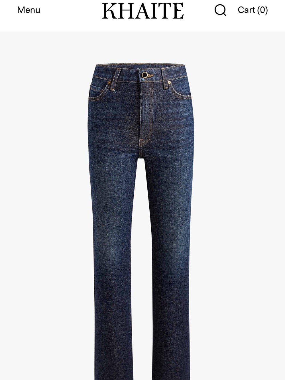 KHAITE Danielle Jeans in Lansing. Worn once.
